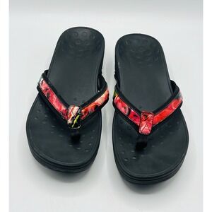 Vionic Pacific High Tide Sandals Women Size 11 Multicolor Platform Flip Flop